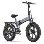 ENGWE Vélo électrique Pliable 20 "× 4.0" VTT Fat Bike 7 Vitesses avec Batterie Amovible 48V 13Ah Vélo électrique Tout-Terrain & VTT & Plage & Neige (Noir) (Noir)