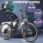 ANCHEER Ebike Adulte, vélo de Montagne électrique 26 Pouces, vélo de Montagne e vélo avec Moteur 250W Batterie Lithium-ION12.5Ah, vélo de Ville électrique Adulte